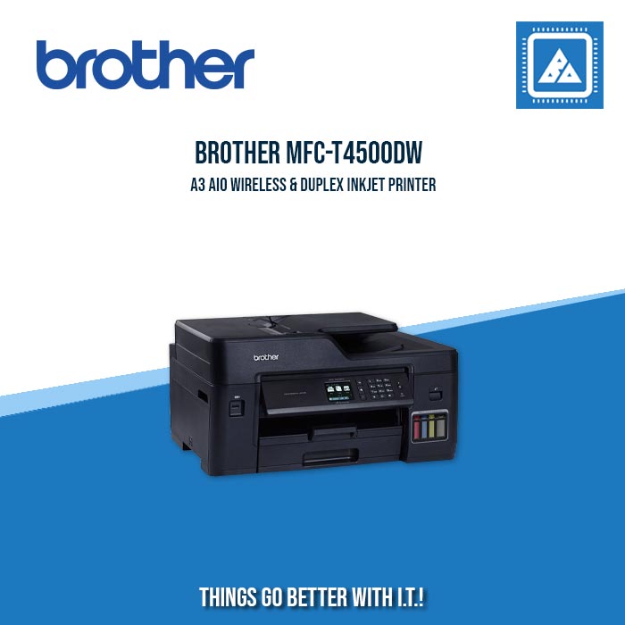 BROTHER MFC-T4500DW A3 AIO WIRELESS & DUPLEX INKJET PRINTER BROTHER MFC-T4500DW A3 AIO WIRELESS & DUPLEX INKJET PRINTER